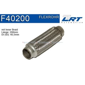 Flexrör, avgassystem 200,0mm innerväv från Autofrance