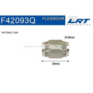 Flexrör, avgassystem 93mm Inter Lock från Autofrance