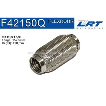 Flexrör, avgassystem 152,4mm Inter Lock från Autofrance