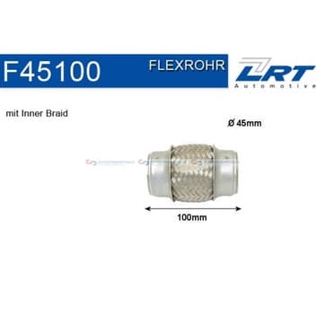 Flexrör, avgassystem 101,6mm innerväv från Autofrance