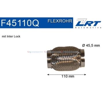 Flexrör, avgassystem 110,0mm Inter Lock från Autofrance