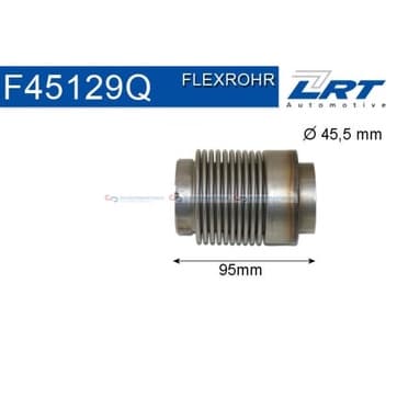 Flexrör, avgassystem 95mm Inter Lock från Autofrance