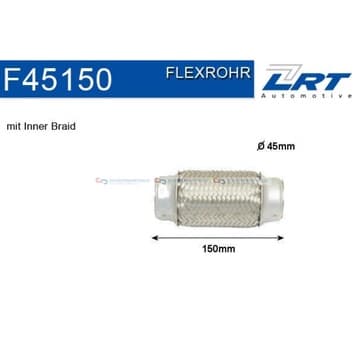Flexrör, avgassystem 152,4mm innerväv från Autofrance