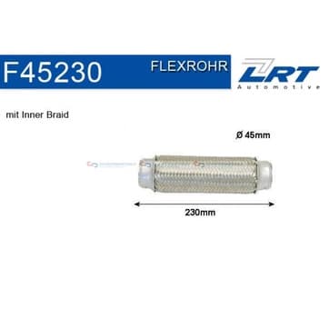 Flexrör, avgassystem 230mm innerväv från Autofrance