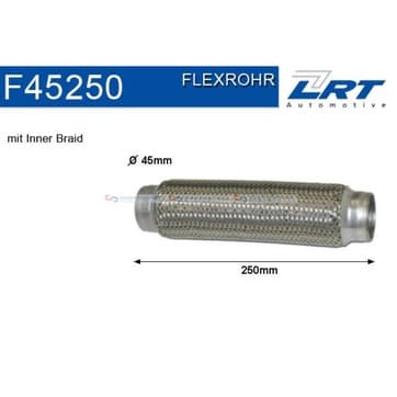 Flexrör, avgassystem Ø-250,0 254mm Inner Braid från Autofrance