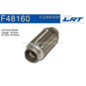 Flexrör, avgassystem 161,0mm innerväv från Autofrance