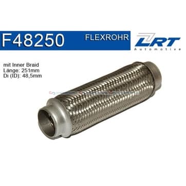 Flexrör, avgassystem 251,0mm innerväv från Autofrance