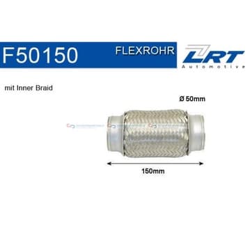 Flexrör, avgassystem 152,4mm innerväv från Autofrance