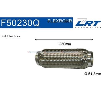 Flexrör, avgassystem 230,0mm Inter Lock från Autofrance
