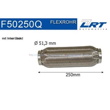 Flexrör, avgassystem 251mm Inter Lock från Autofrance