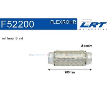 Flexrör, avgassystem 203,2mm innerväv från Autofrance