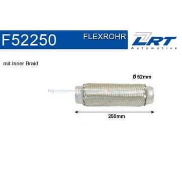 Flexrör, avgassystem 251mm innerväv från Autofrance