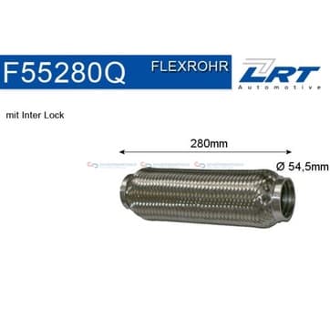 Flexrör, avgassystem 280,0mm Inter Lock från Autofrance