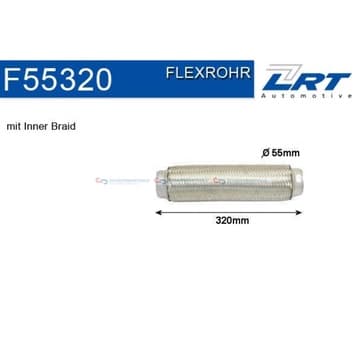 Flexrör, avgassystem 320mm innerväv från Autofrance