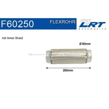 Flexrör, avgassystem 254mm innerväv från Autofrance