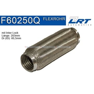 Flexrör, avgassystem 203,0mm Inter Lock från Autofrance
