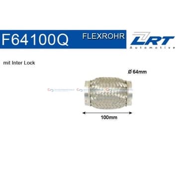Flexrör, avgassystem 101,6mm Inter Lock från Autofrance