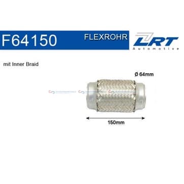 Flexrör, avgassystem 152,4mm innerväv från Autofrance
