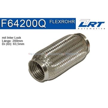 Flexrör, avgassystem 200,0mm Inter Lock från Autofrance
