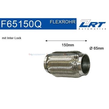 Flexrör, avgassystem 150,0mm Inter Lock från Autofrance