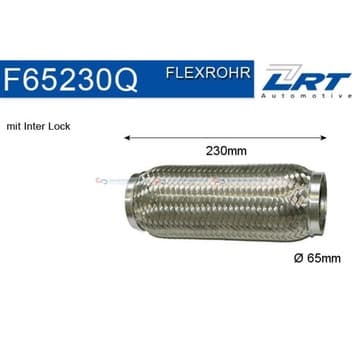 Flexrör, avgassystem 230,0mm Inter Lock från Autofrance