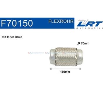 Flexrör, avgassystem 152,4mm innerväv från Autofrance