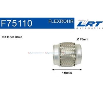 Flexrör, avgassystem 110mm Inner Braid från Autofrance