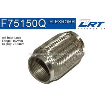 Flexrör, avgassystem 152,0mm Inter Lock från Autofrance
