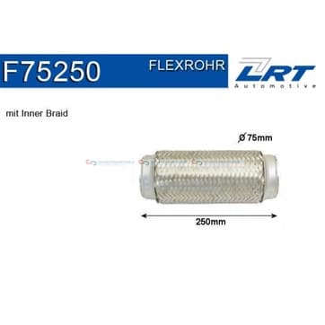 Flexrör, avgassystem 254mm innerväv från Autofrance