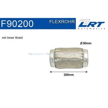 Flexrör, avgassystem 200mm innerväv från Autofrance