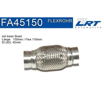 Flexrör, avgassystem 110mm innerväv från Autofrance