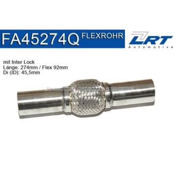 Flexrör, avgassystem 94,0mm Inter Lock från Autofrance