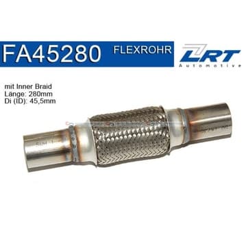 Flexrör, avgassystem 280,0mm innerväv från Autofrance