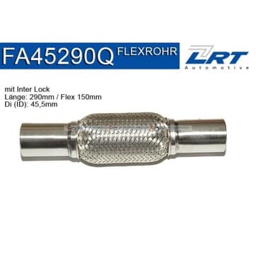 Flexrör, avgassystem 150mm Inter Lock från Autofrance