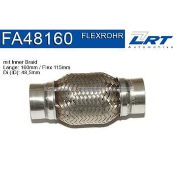 Flexrör, avgassystem 115mm Inner Braid från Autofrance