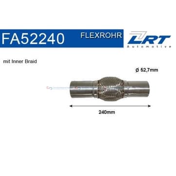 Flexrör, avgassystem 100,0mm innerväv från Autofrance