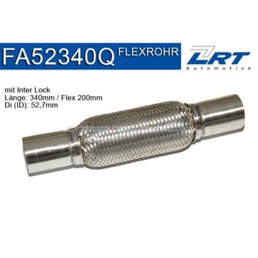 Flexrör, avgassystem 200,0mm Inter Lock från Autofrance