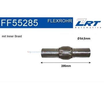 Flexrör, avgassystem 105,0mm innerväv från Autofrance