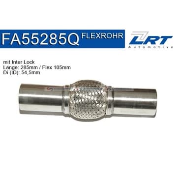 Flexrör, avgassystem 105mm Inter Lok från Autofrance