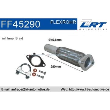 Flexrör, avgassystem från Autofrance