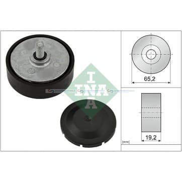 Styrrulle, flerspårsrem Ø-65,2x 19,2mm från Autofrance