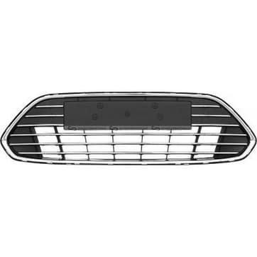 Ventilationsgaller, stötfångare, Mitt från Autofrance