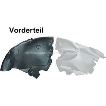 Hjulhusfoder, Vänster fram från Autofrance