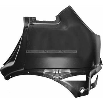 Sidoplåt, Vänster bak — vänster bak från Autofrance