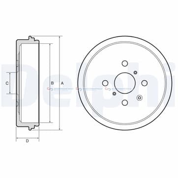 Bromstrumma 45 4 Ø-239mm från Autofrance