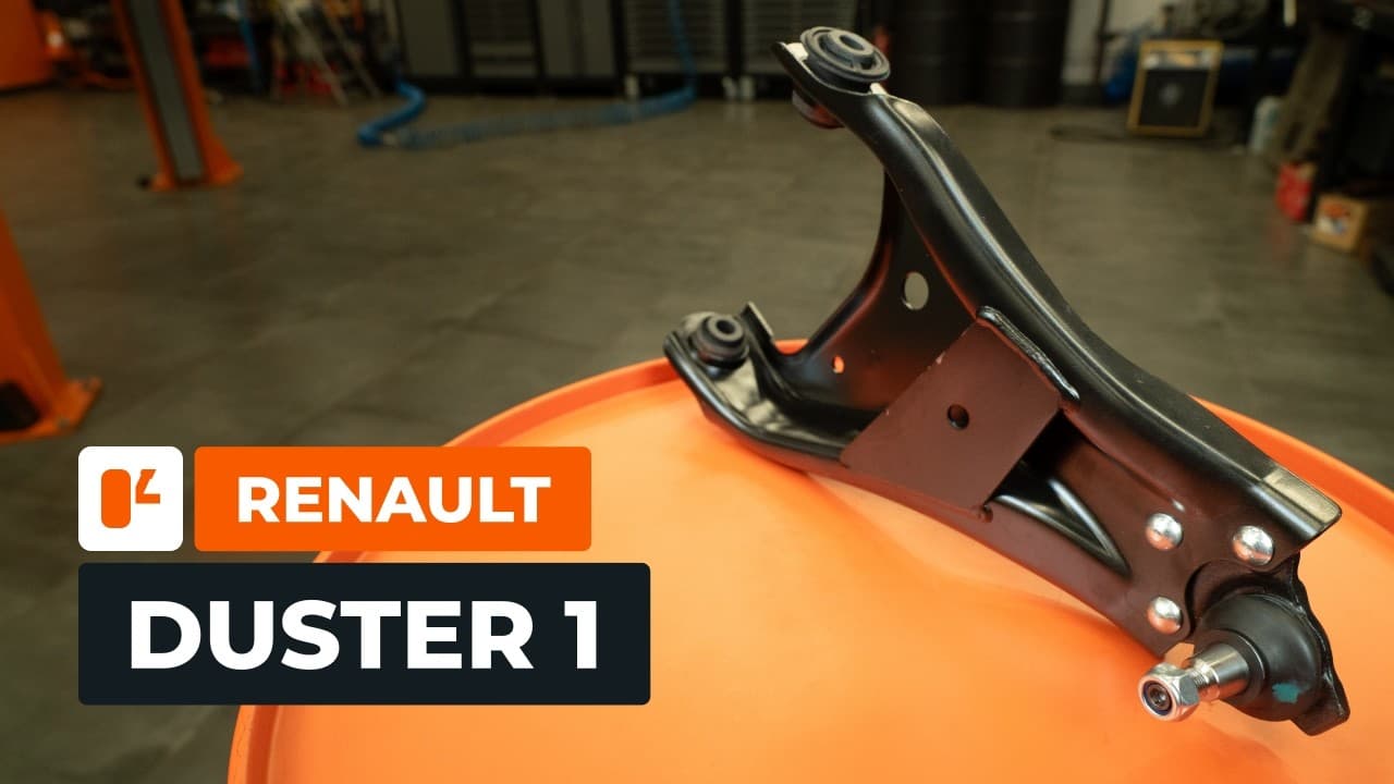 Byta främre länkarm på Renault Duster — steg för steg
