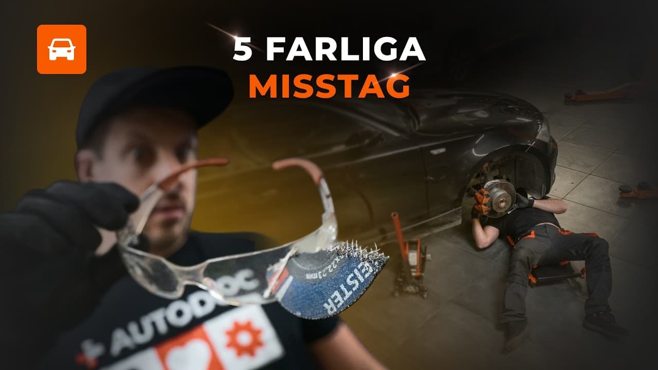 5 säkerhetsmisstag vid bilreparation — undvik dessa