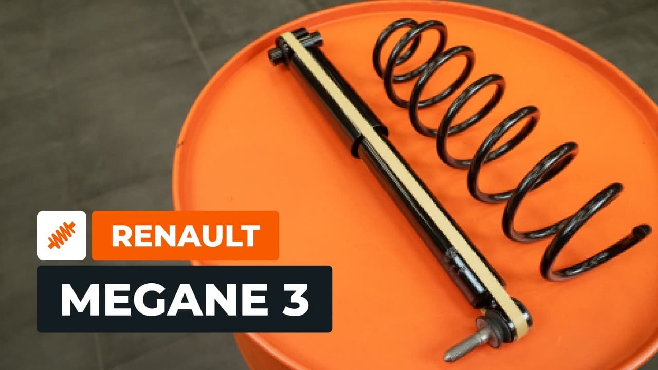 Byta stötdämpare och fjädrar bak på Renault Megane 3