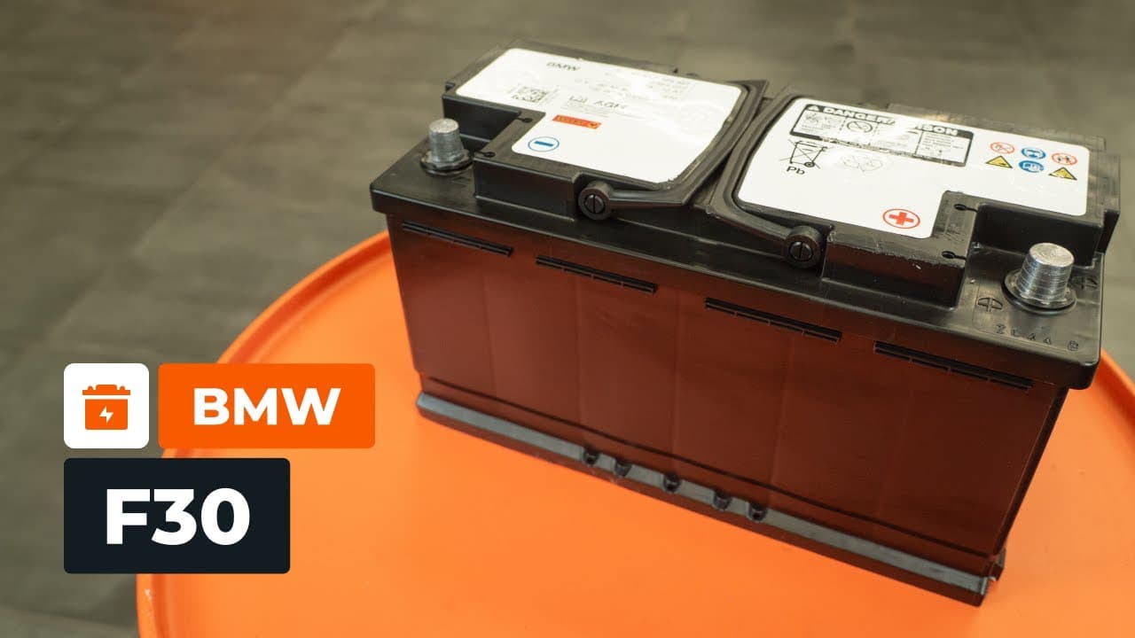 Byta bilbatteri på BMW 3-serie F30 — guide