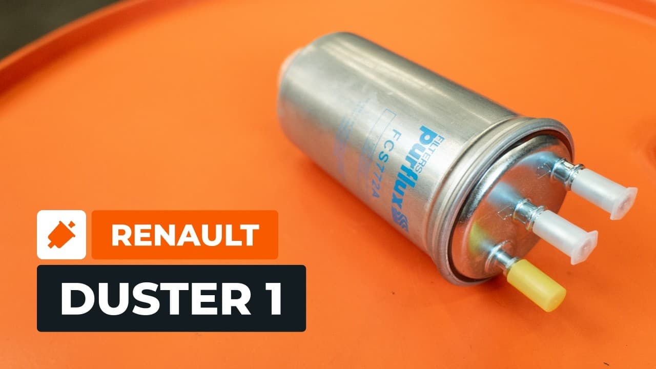 Byta bränslefilter på Renault Duster — steg för steg